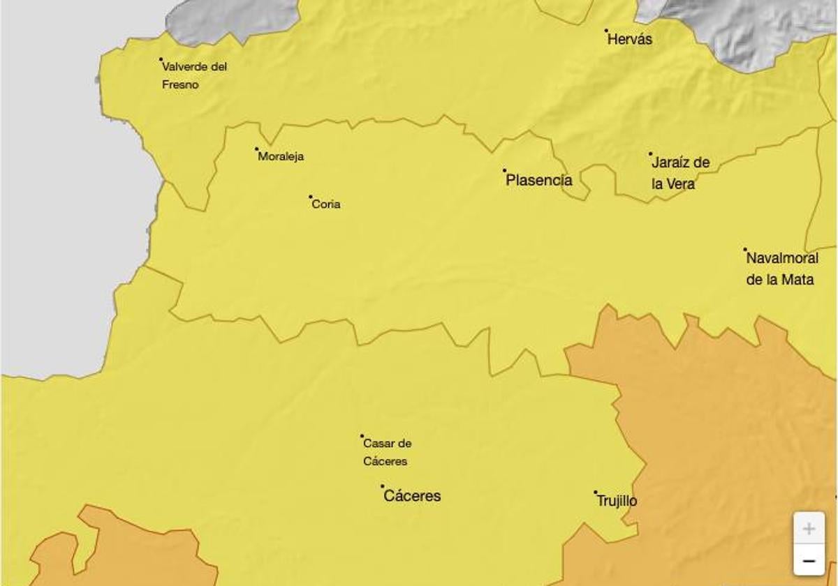 Mapa de alertas.
