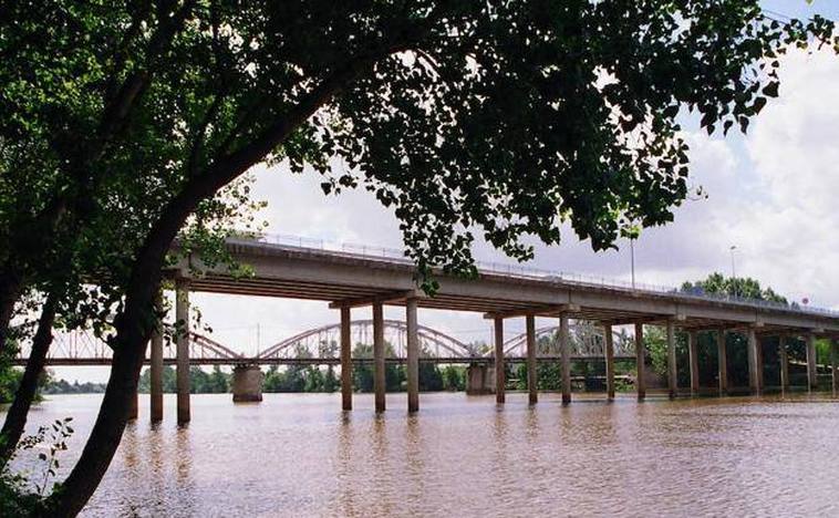 Río Alagón en Coria.
