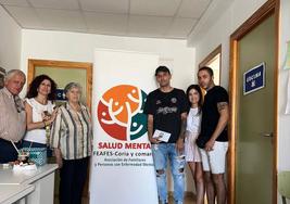 Jorge La Pampara dona 710 euros a Feafes Coria