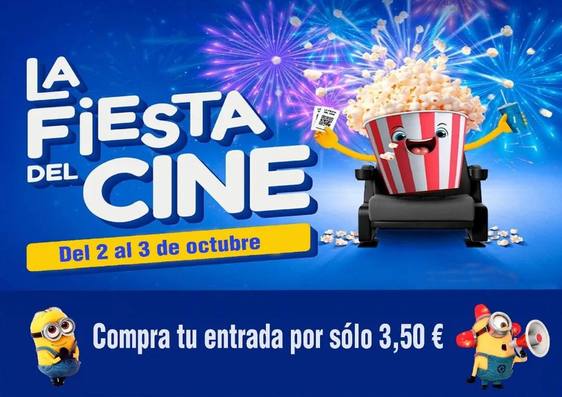 Disfruta del cine a precio reducido durante hoy y mañana