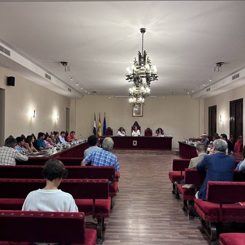 Pleno en Coria.