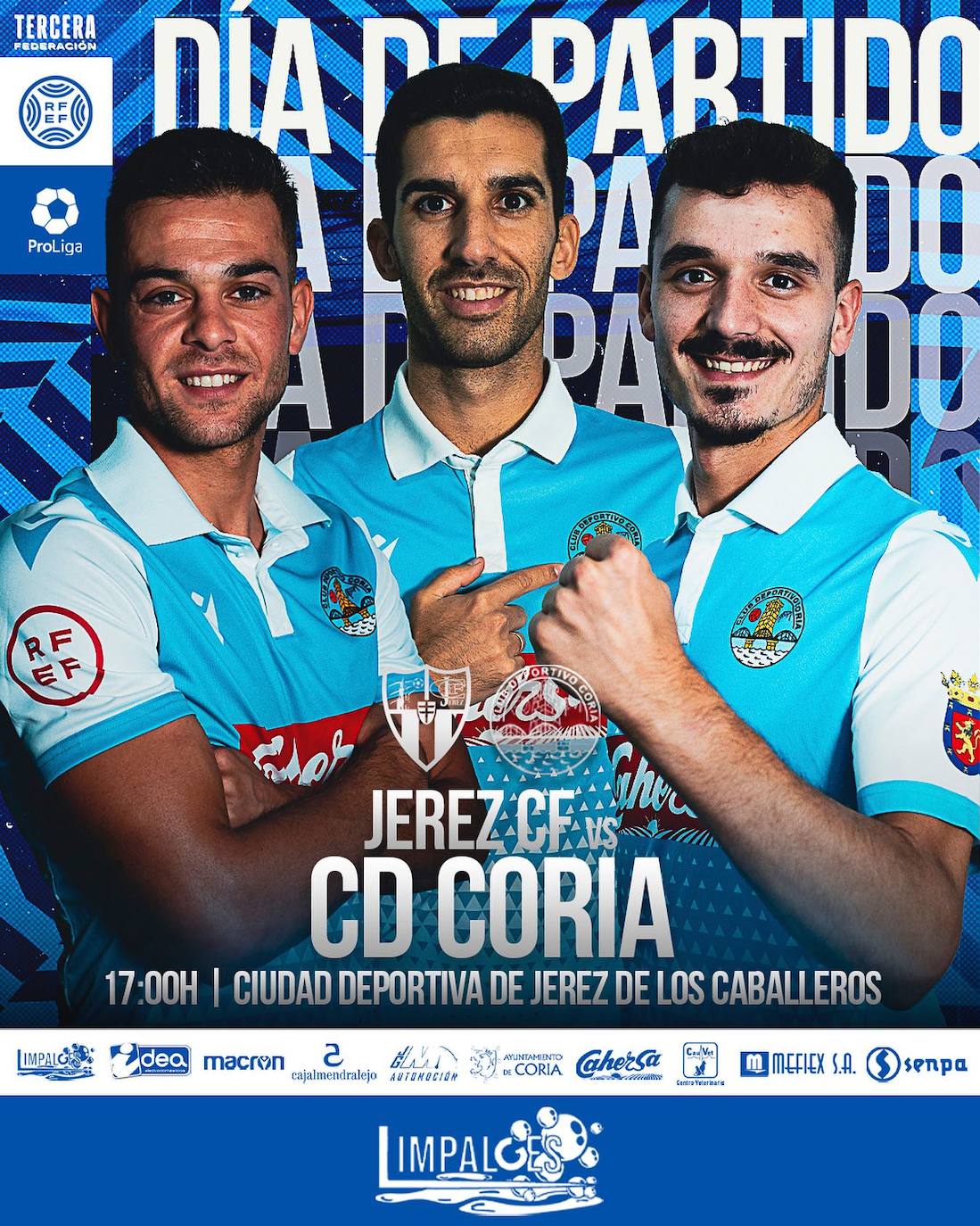 El CD Coria se enfrenta esta tarde al Jerez CF