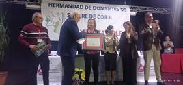 Entrega de placa.
