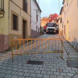 Calles cortadas.