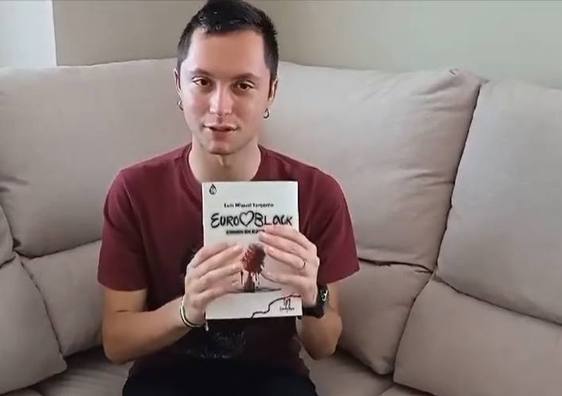 Luis Miguel Sargento llega a Coria con su libro «Euroblack: crimen en Eurovisión»