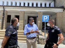 Policía Local en Coria.