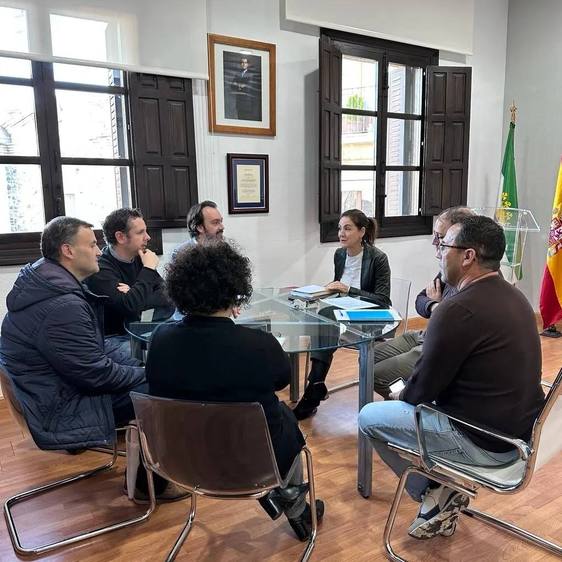 Almudena Domingo se reune con diferentes sectores de la Ciudad de Coria