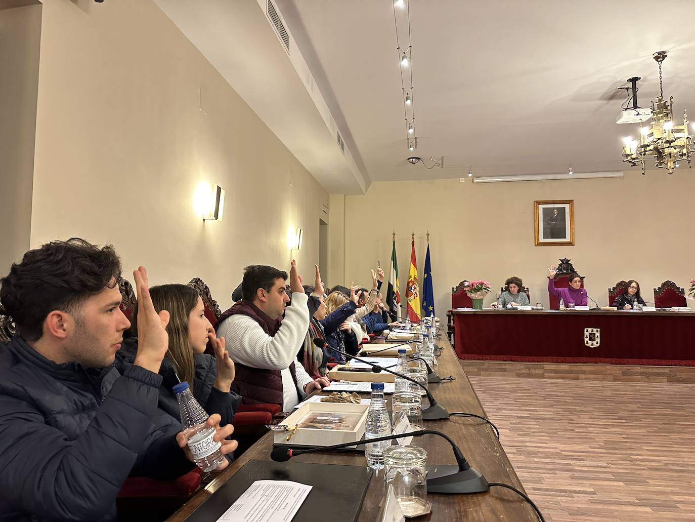 Votación de los presupuestos.