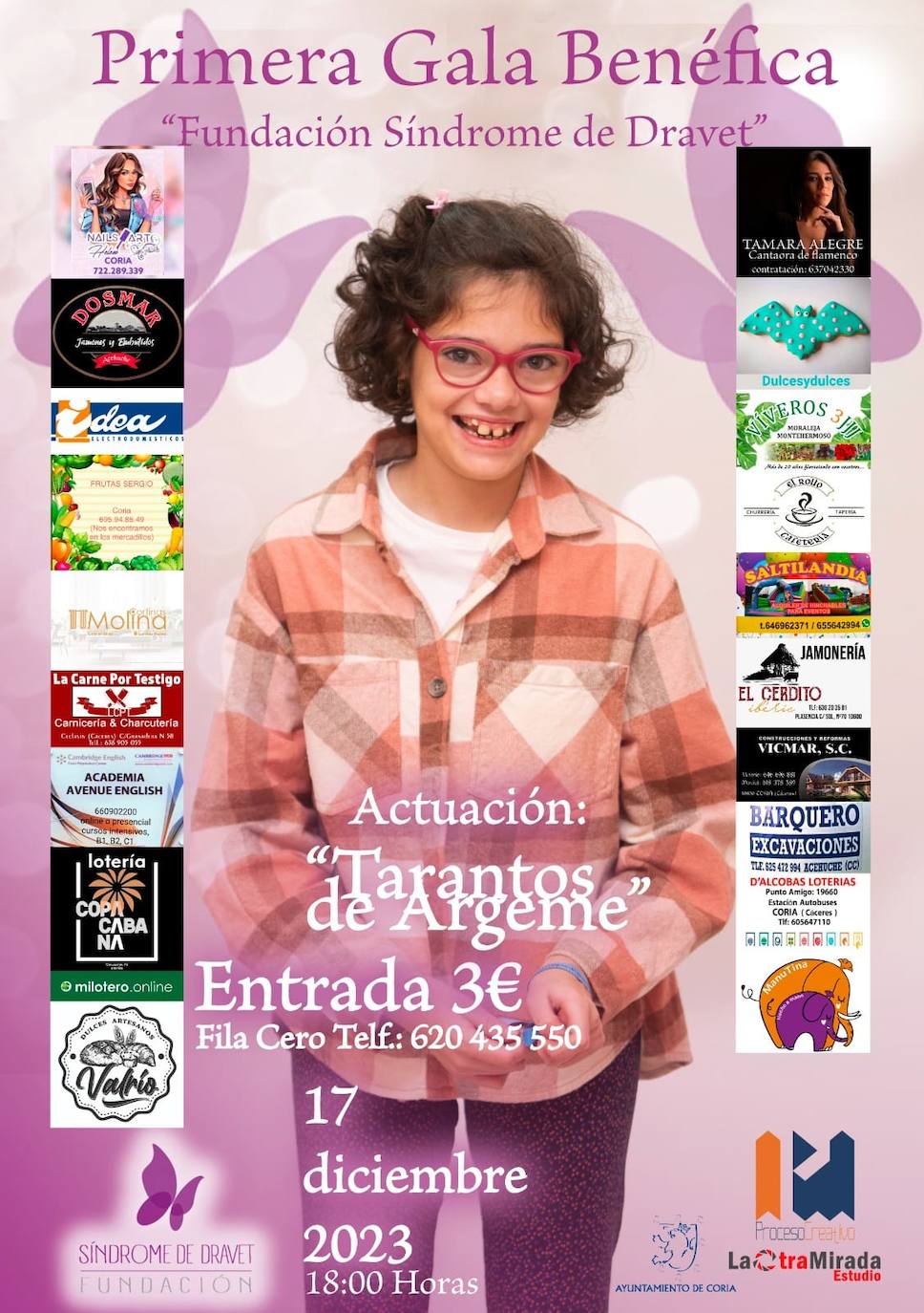 Cartel de la gala benéfica.