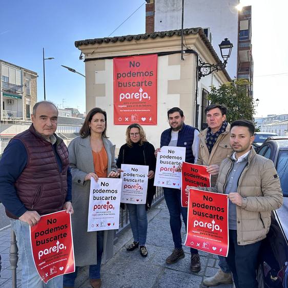 Coria lanza una campaña de Street Marketing con motivo del Día de San Valentín