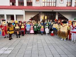 Un grupo del Carnaval.