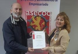 Entrega de premio de ASECOC.