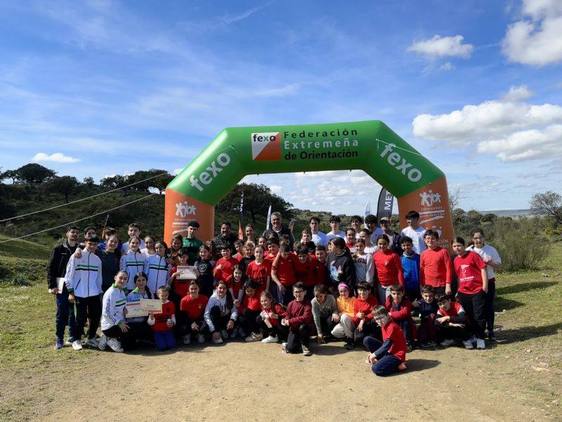 El IES Alagón de Coria representará a Extremadura en el Campeonato de España de Orientación por Centros Escolares 2024