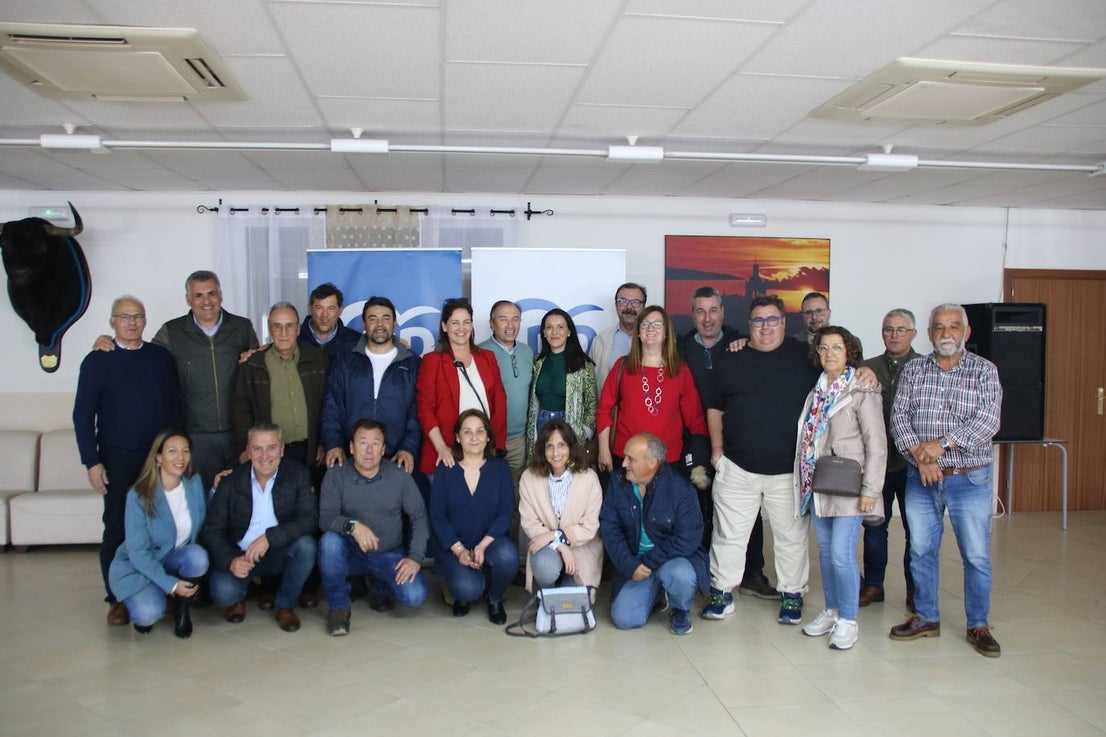 Populares de la Provincia de Cáceres se reunen en Coria para tratar temas de la zona