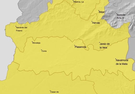 El Centro de Emergencias 112 Extremadura activa la alerta por tormentas en toda la región