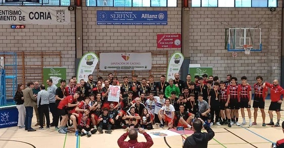 La Ciudad de Coria ha acogido la Fase Final de Voleibol Senior Masculino