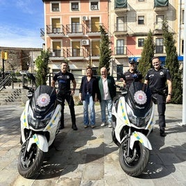 Presentación de las dos nuevas motos.
