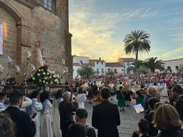 La Virgen de Argeme se despide de Coria hasta el año que viene