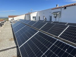 Placas de Iberdrola.