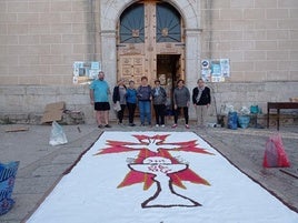 Alfombra de sal en Torrejoncillo.