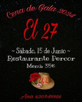 Cartel anunciador.