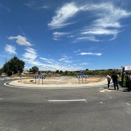 Nueva rotonda en Coria.