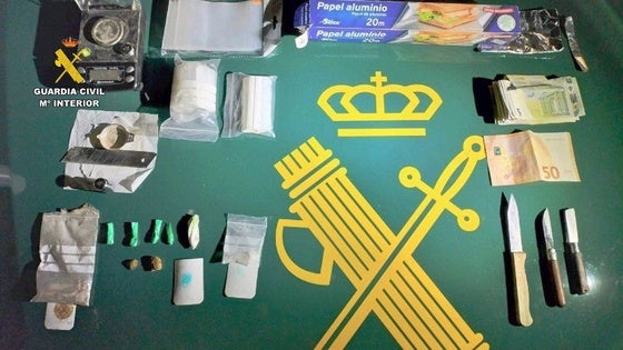 Detenidos tres hombres en tres actuaciones diferentes por tráfico de drogas en la provincia de Cáceres