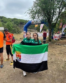 Las dos jovenes caurienses.