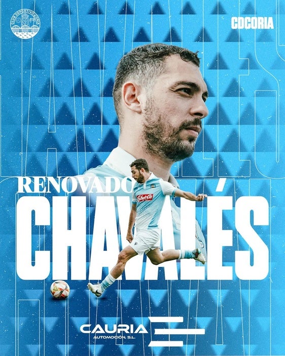 Juan José Chavalés renueva con el CD Coria