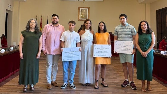 Héctor Sánchez, Juan Andrés Rueda y Daniela Urquía, Mejores Expedientes Académicos de Bachillerato 2023/2024