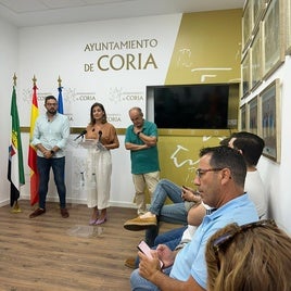 Rueda de prensa de Martín y Almudena.