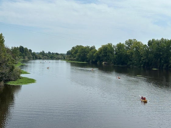 El descenso del Rio Alagón de Coria en fotos