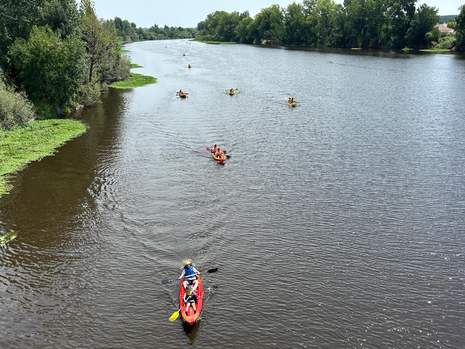 El descenso del Rio Alagón de Coria en fotos
