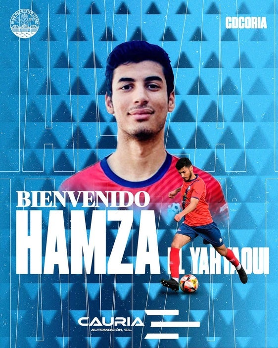 Hamza El Yahyaoui, nuevo refuerzo del CD Coria para la temporada 2024/2025