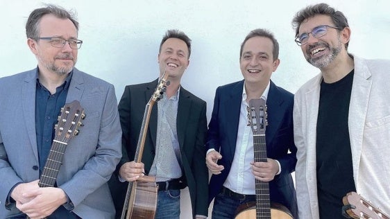 El Cuarteto de Guitarras de Andalucía se presenta esta noche en el XXVII Festival Internacional de Guitarra de Coria