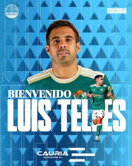 El CD Coria refuerza su mediocampo con el fichaje de Luis Telles