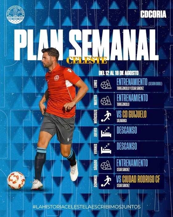 Plan semanal Coria.