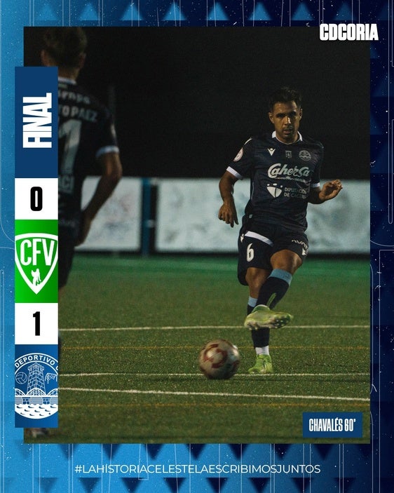 CD Coria se lleva la victoria en el último suspiro ante CF Villanovense