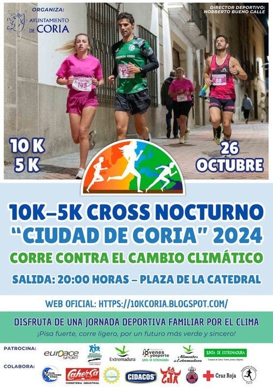 Abiertas las Inscripciones para el Cross Nocturno 10K y 5K «Ciudad de Coria» 
