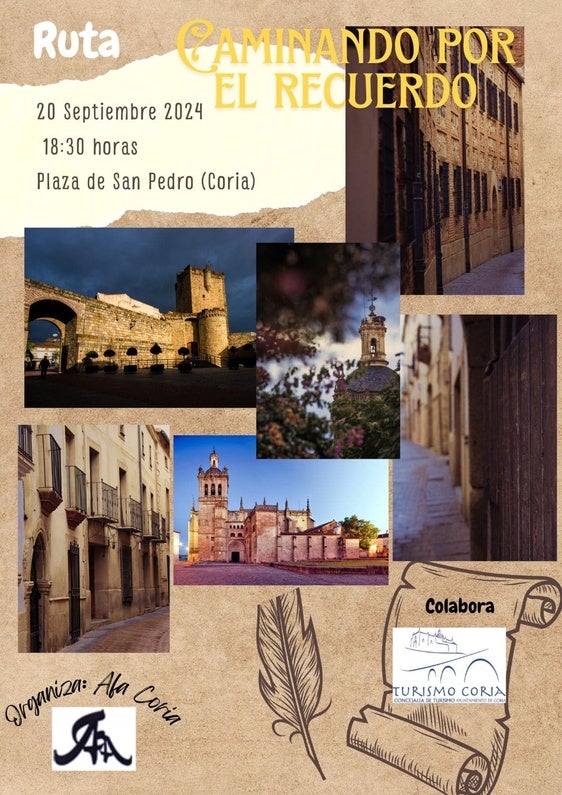 Coria se prepara para la Ruta «Caminando por el Recuerdo»
