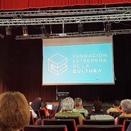 Acto de la Fundación Extremeña de la Cultura.