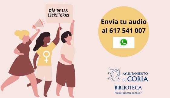 La Biblioteca Municipal organiza un concurso de lectura con motivo del Día de las Escritoras