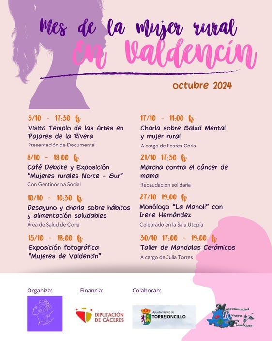 Valdencín celebra el primer Mes de la Mujer Rural con diferentes actividades