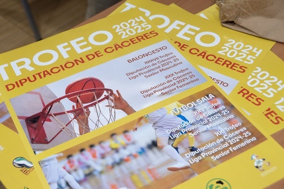 Los Trofeos Diputación de Cáceres de Baloncesto y Fútbol Sala, a punto de iniciar una nueva edición