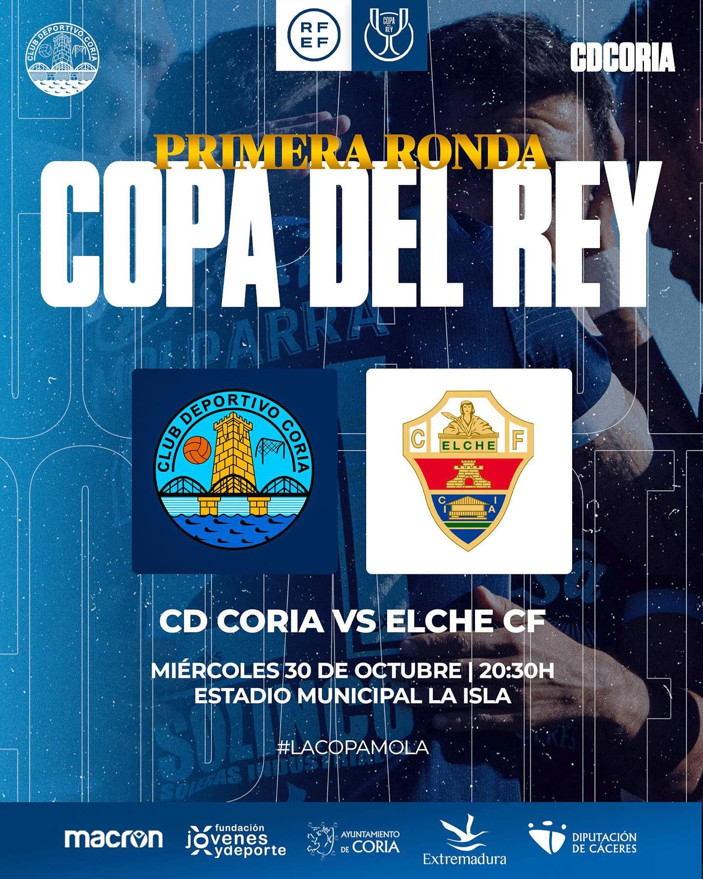 El CD Coria se prepara para la 1ª eliminatoria de la Copa del Rey