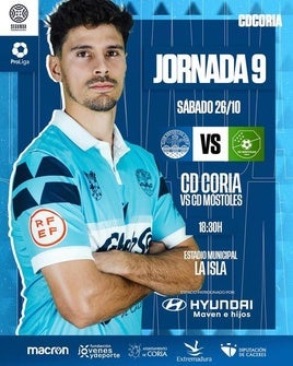 Cartel promocional del partido.