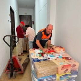 Donaciones en Coria.