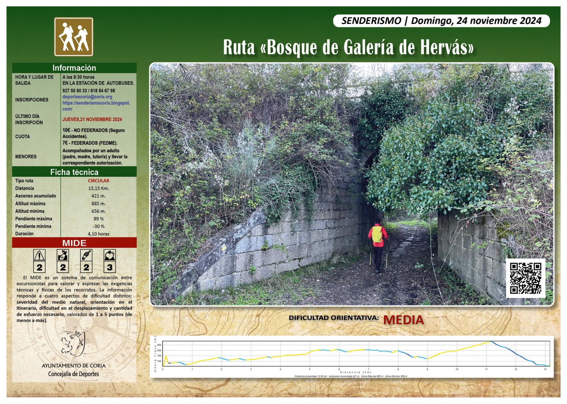 El Bosque Galería de Hervás: Ruta de senderismo para descubrir la naturaleza de Cáceres