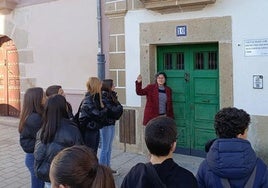 Visita de los alumnos de Coria.