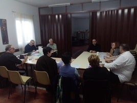 Reunión de Cáritas.